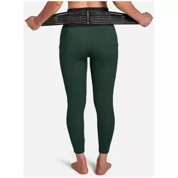 TOMMIE COPPER ADJUSTABLE LOWER BACK SUPPORT COMPRESSION LEGGINGS Size XL - Picture 3 of 7